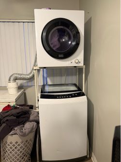 Washer and Dryer Set Black and Decker