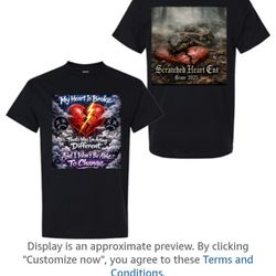 Scratched Heart Hoodies Unreleased 