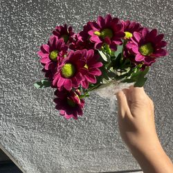 5Pcs Fake Flowers for Outdoors Decoration Look Real UV Resistant, Home Porch Patio Balcony Garden Wedding Party Office Ro