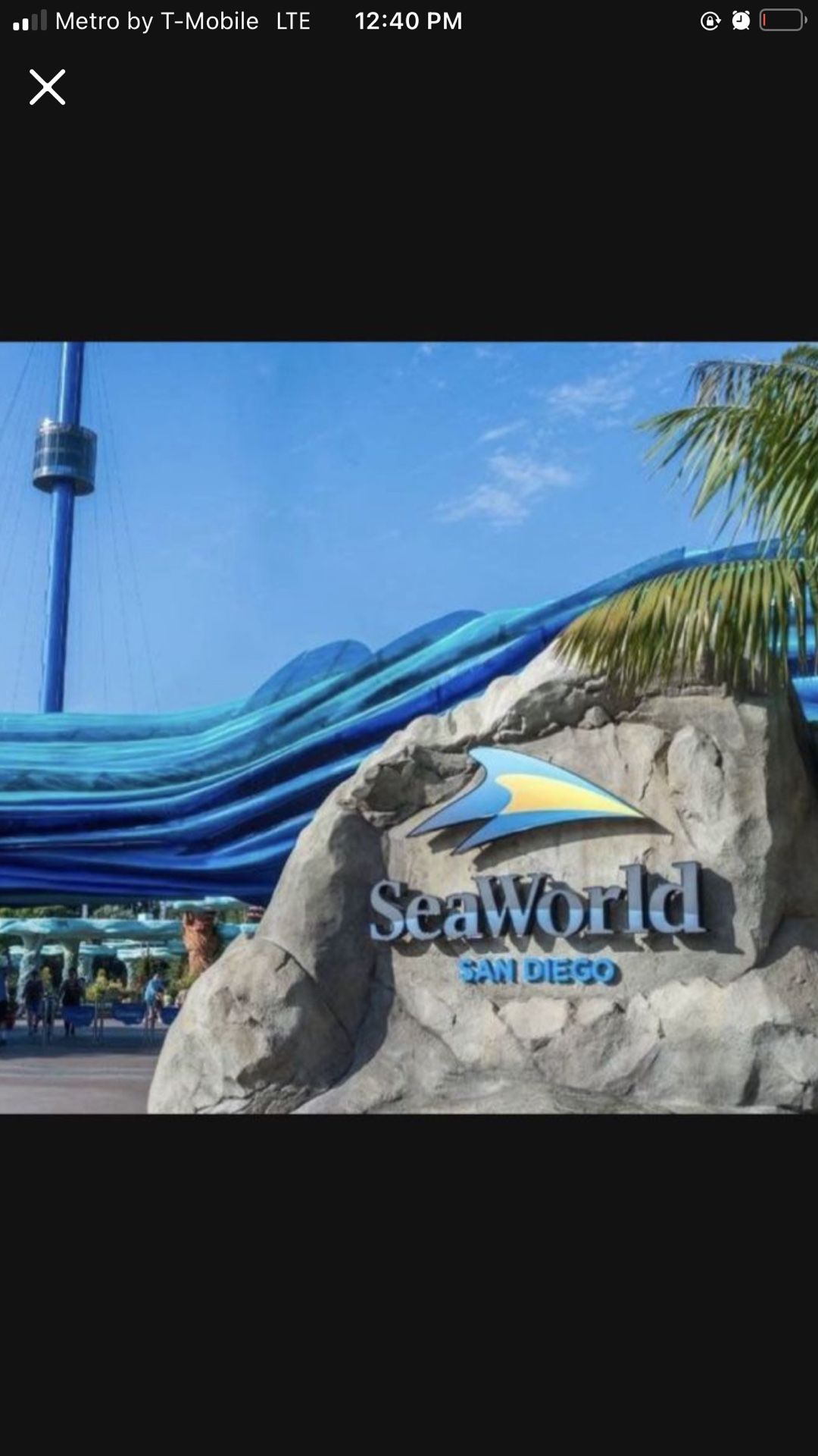 SeaWorld Ticket