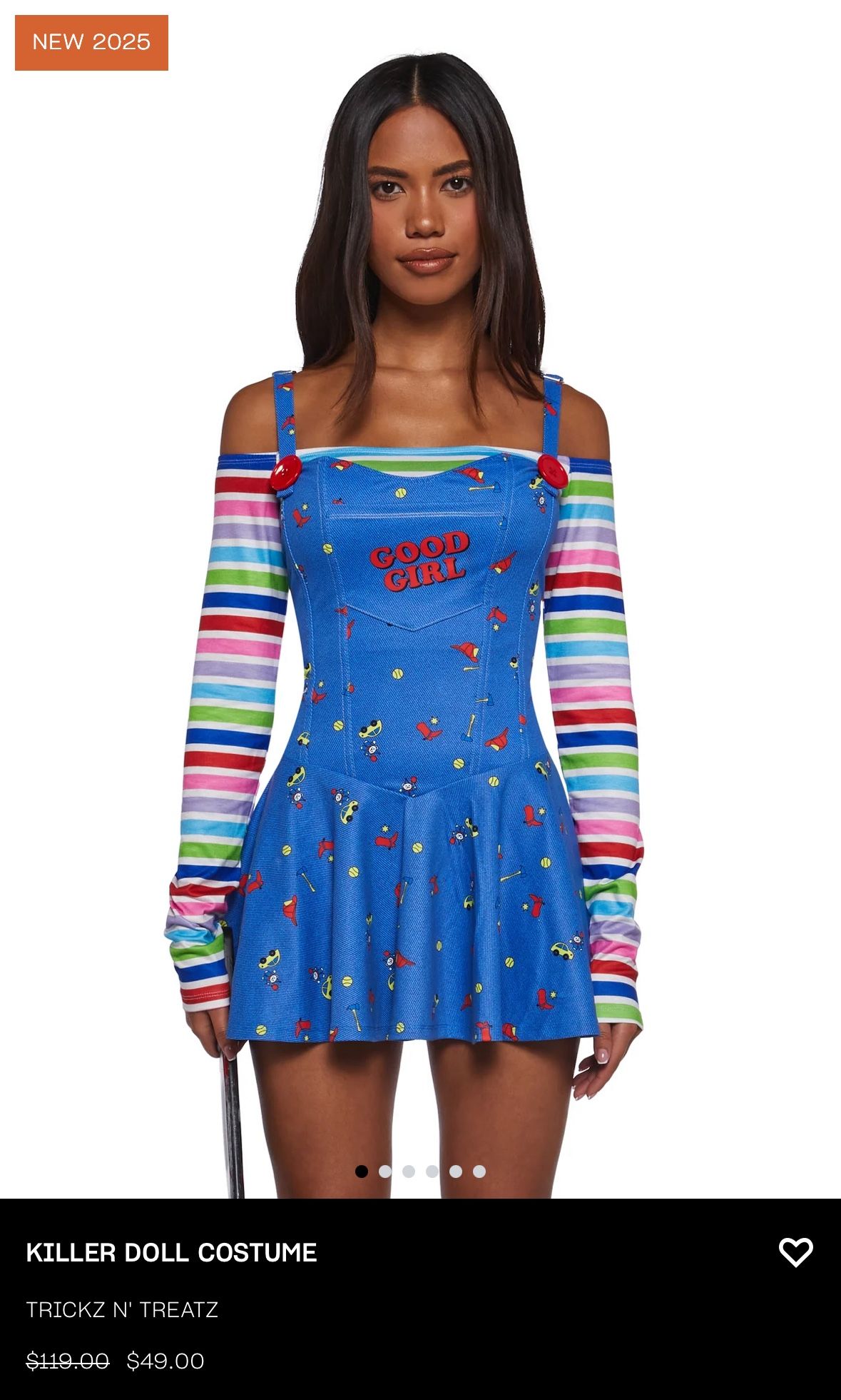 Chucky Sexy Costume (Dress) 