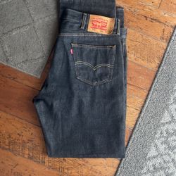 MENS LEVIS 501 PANTS 38x34 BLK $20