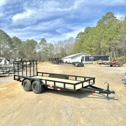 New 6.5x16 Hd Tandem Utility Trailer