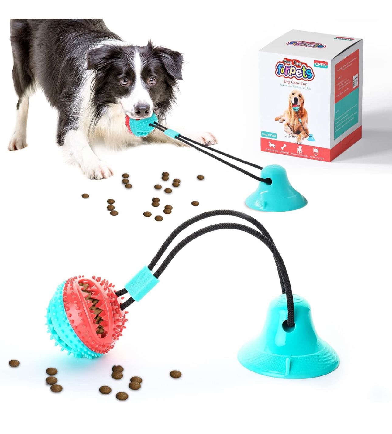 Dog Toys for Aggressive Chewers Interactive Teething Boredom and Stimulating Tug