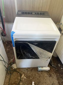 Whirlpool WED6120HW 7.4 Cu. Ft. White Smart Top Load Electric Dryer