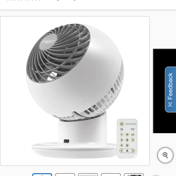 Woozoo 5-Speed Globe Fan with Remote