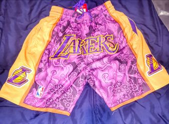 LA Lakers NBA Basketball Shorts Size, Small