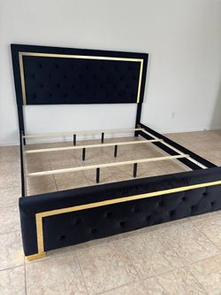Brand New Velvet Bed Frame