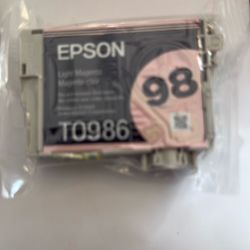 Original Epson 98 Light Magenta ( T0986 ) Ink Cartridge 