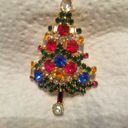 Christmas Tree Brooch 