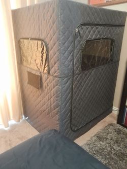 Large Hot Steam Sauna with Remote Control Hot Steam Boiler and Large Lounge Chair