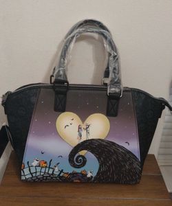 New Nightmare Before Christmas Loungefly Bag Purse Jack Sally