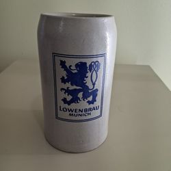 Lowenbrau Munchen German Stoneware Beer Stein