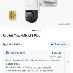 Reolink Trackmix LTE Plus 2 With Solar Panel Plus 2