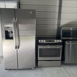 Stainless Steel Kitchen Appliances Set