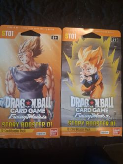 Dragon Ball Super Card Game Fusion World ST01 Booster Packs x2