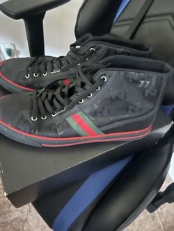 GUCCI TENNIS OFF THE GRID SNEAKERS.
