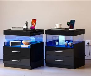Set of 2 -LED night stands-best offer