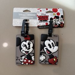 Disney Mickey & Minnie Luggage Tags 