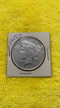Silver 1927 /D Peace Dollar