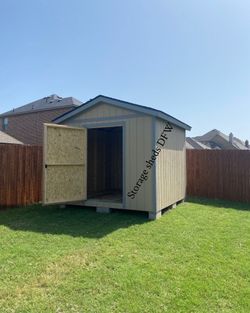 10x10 Storage Shed built on site