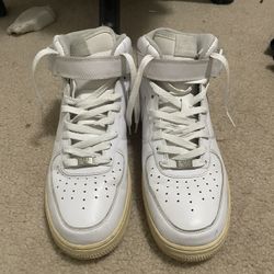 Nike High Top Air Force Ones With Velcro