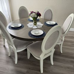 Dining Table With 6 Chairs 