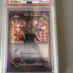 Elly Purple Sparkle Auto Psa 9
