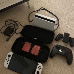 Nintendo Switch Oled New with Accessories 