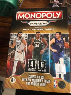 Monopoly prism nba trading cards