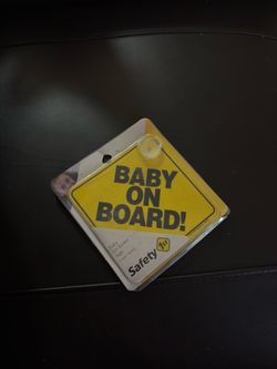 Sign of Baby on Board / Safety