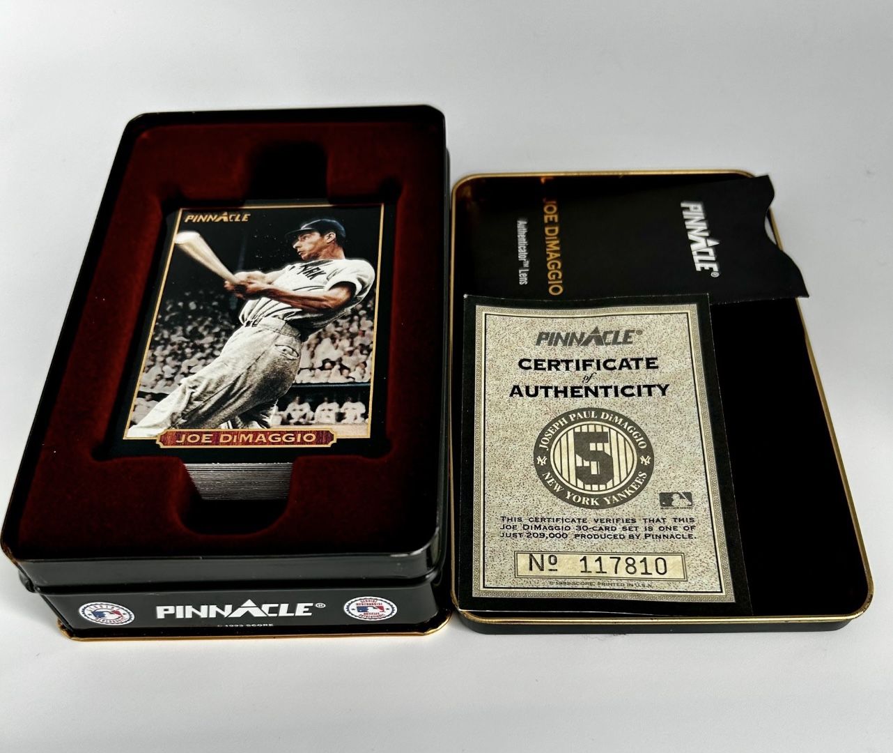 1993 Pinnacle Joe DiMaggio Exclusive 30 Card Set