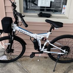 Vivi Folding Electric Mountain Bike 26” 22MPH Commuter Ebike