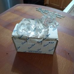 Lead Crystal Cow