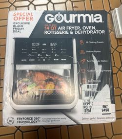 Gourmia 14Qt Digital Air Fryer,  Oven,  Rotisserie & Dehydrator