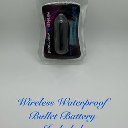 Wireless Waterproof Bullet Batteries Included 