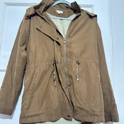 Women Brown Suede Jacket