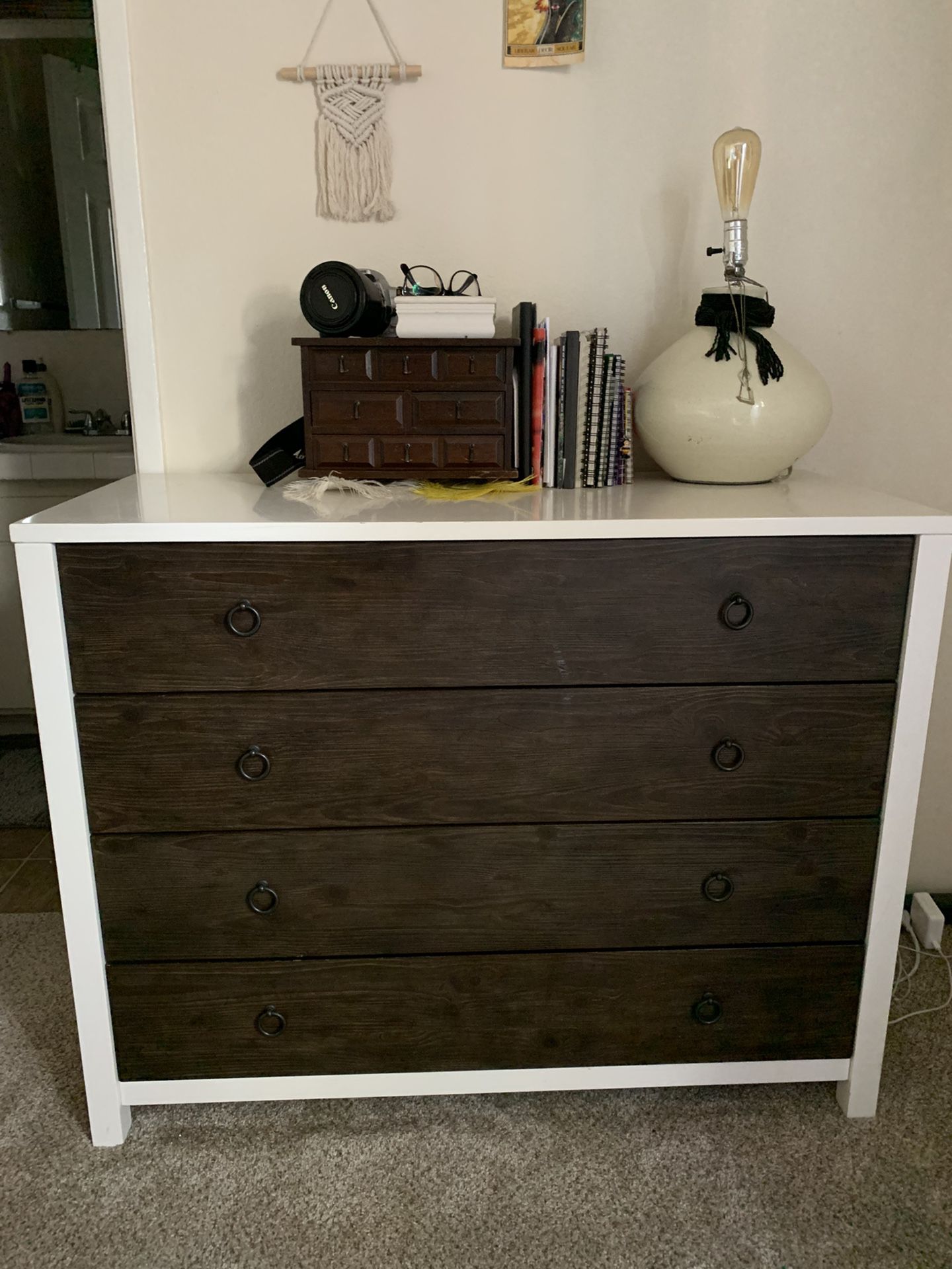 Pottery Barn Industrial Farmhouse Solid Wood Dresser For Sale In San Diego Ca Offerup