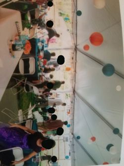 Paper lanterns Persimmon Orange & Tahiti Teal