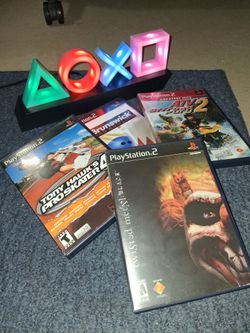 Playstation 2 games 🎮 = X 4 Titles Twisted Metal ⚫️ Black +ATV Off Road  🔥 Fury Bruswick Pro Bowl + Tony Hawk Pro Skater 4'