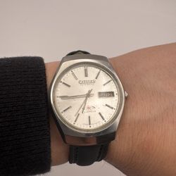 1981 Vintage Citizen Automatic Watch – 21 Jewels – Day/Date (Spanish/English) – 1981