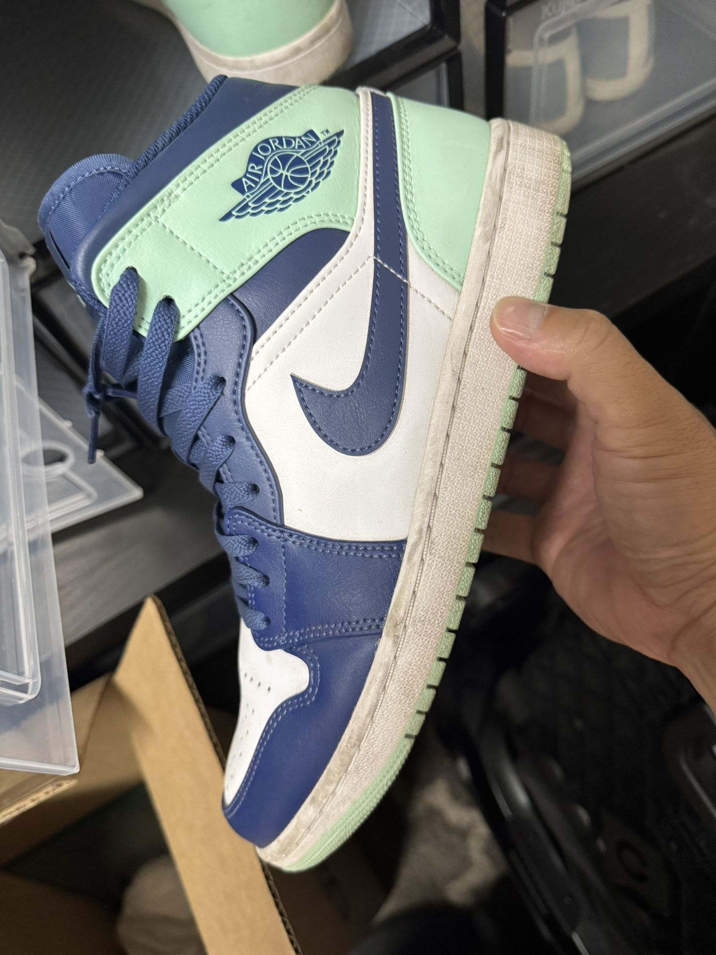 Jordan 1 Mid ‘Blue Mint’ 10M