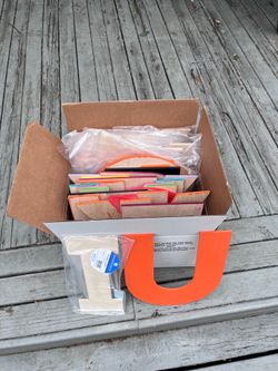 FREE assorted wooden letters