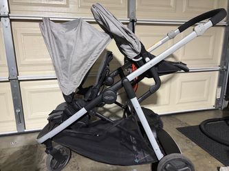 Sit n stand double stroller