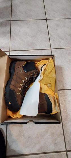CAT work boots steel toe