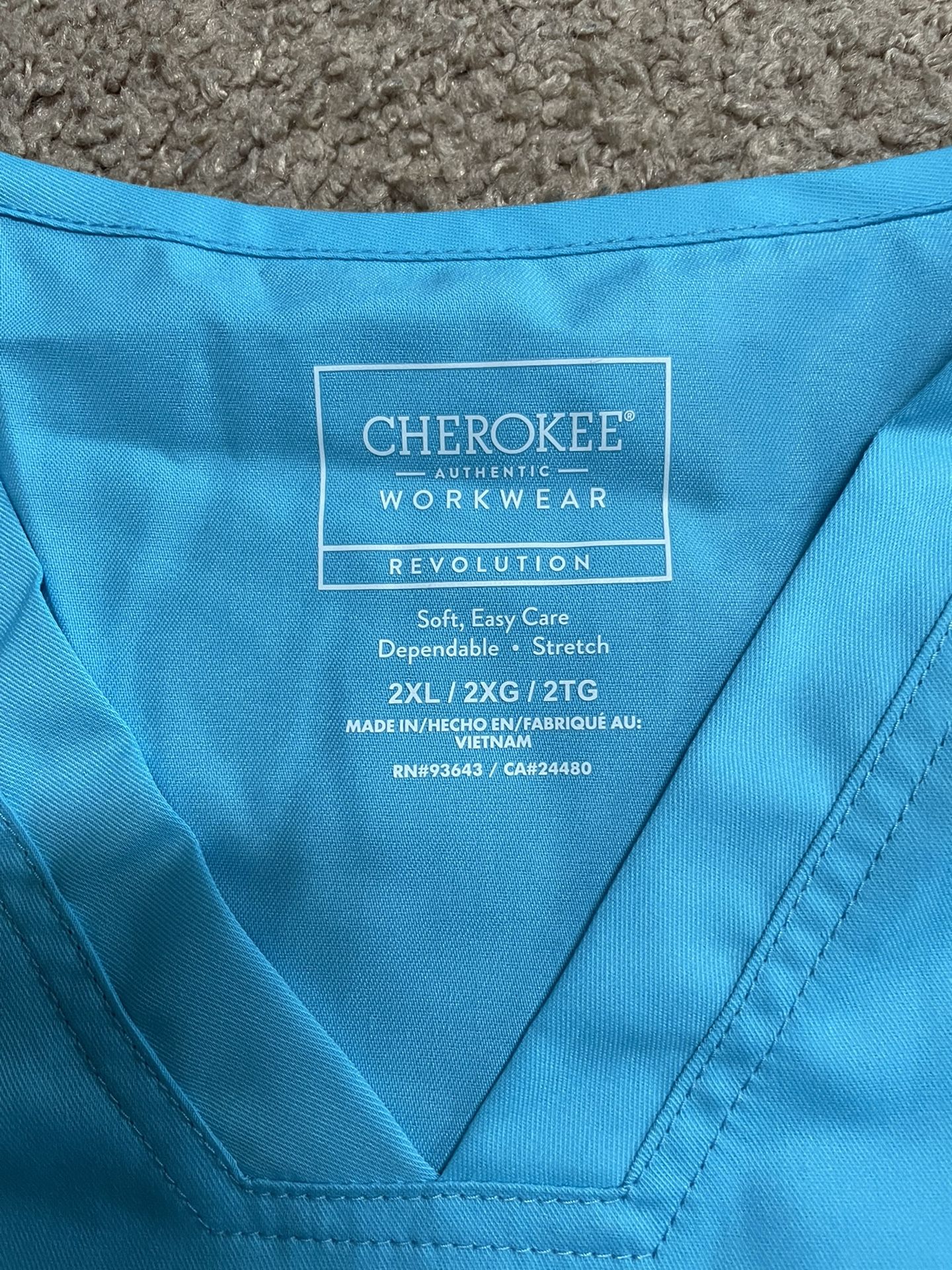 Cherokee Scrub Top (4) Brand New Size 2X