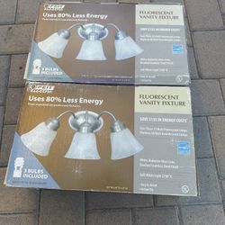 Fluorescent Vanity Fixture  