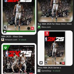 2K25 XBOX ONE BRAND NEW!