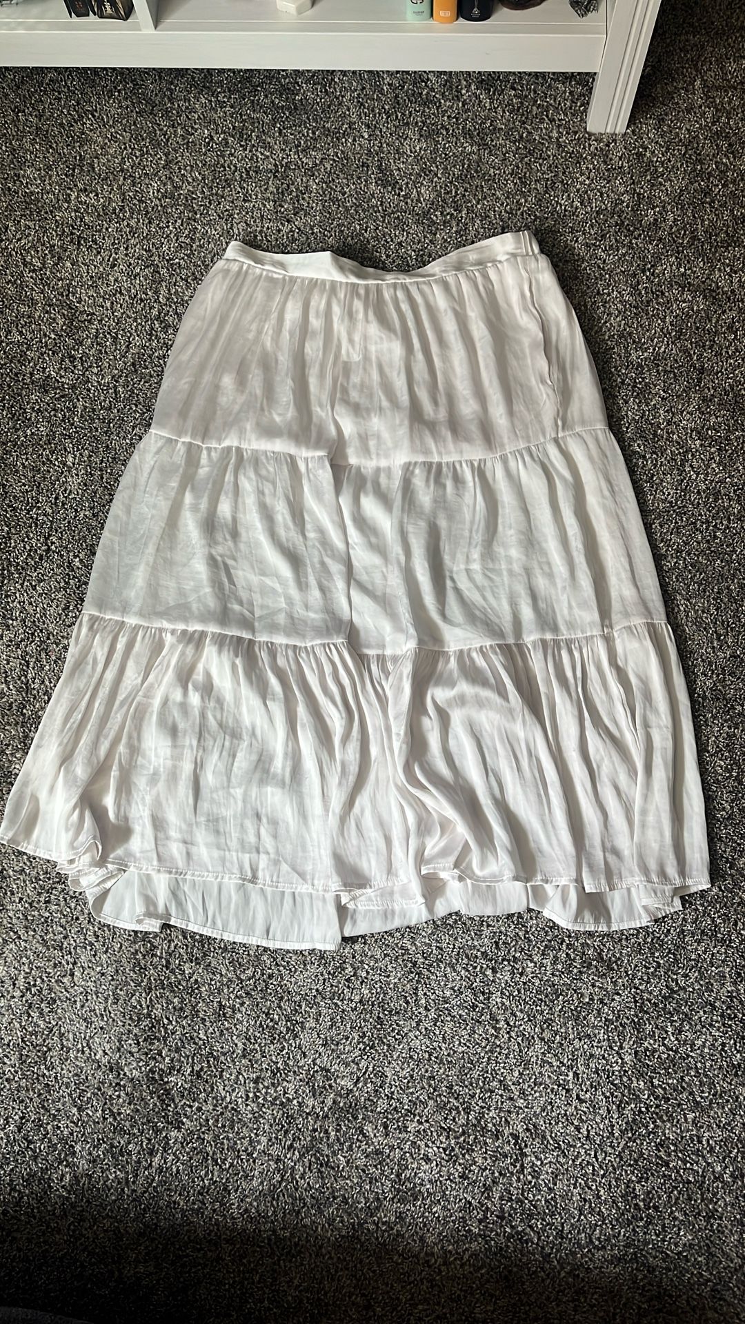 White 3 Tier Skirt