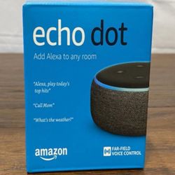 Amazon Echo Dot (3rd Generation), Charcoal (B0792KTHKJ)
